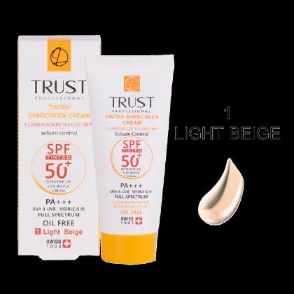 کرم ضد آفتاب رنگی و کنترل چربی بژ روشن (پوست مختلط تا چرب)